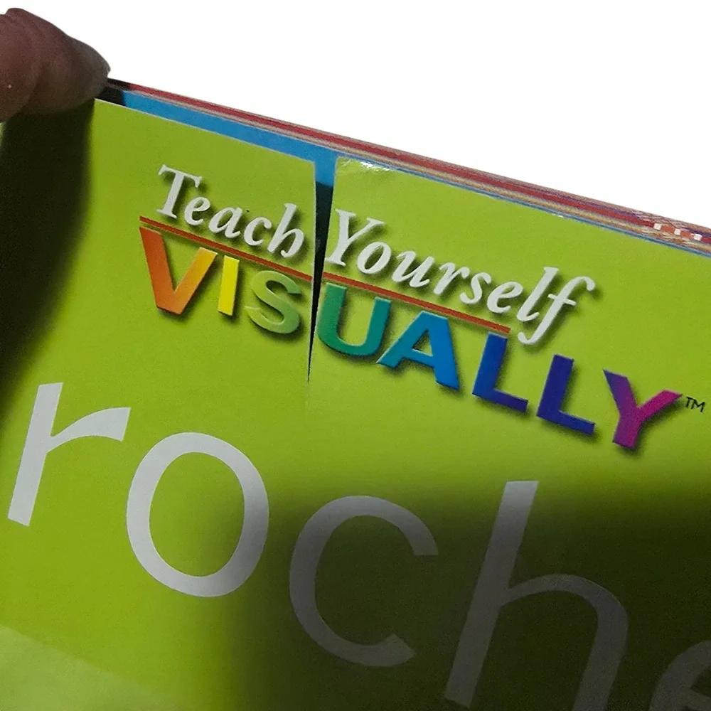 Teach‎ Yourself Visually Crochet Second Edition Book Step by Step Instruction